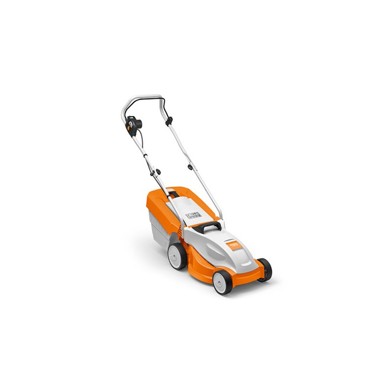 STIHL RME 235 electric lawnmower cutting width 33 cm collection box 30 L