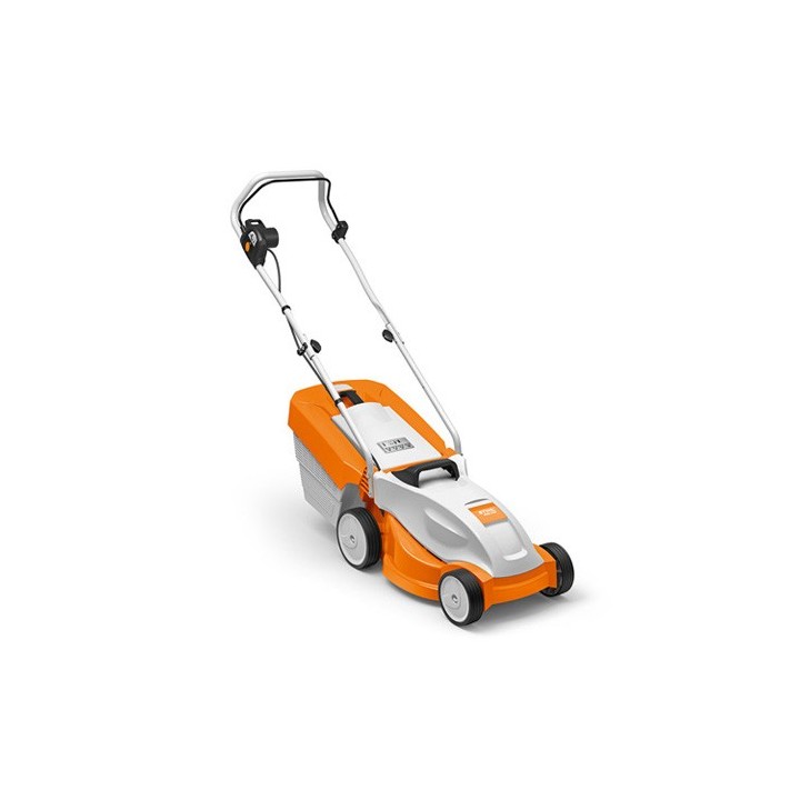 Tondeuse à gazon électrique STIHL RME 235 largeur de coupe 33 cm bac de ramassage 30 L | Newgardenmac.com