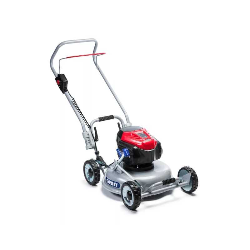 GRIN BM46-82V CRAMER lawnmower with 5Ah battery and 4Ah charger, 46cm cutting width