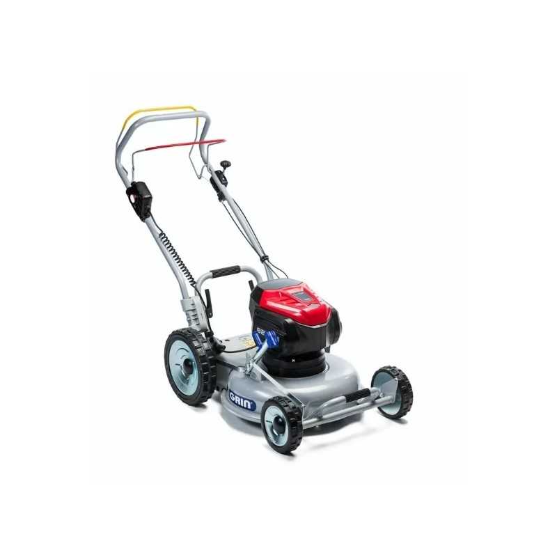 Rasaerba a batteria GRIN BM46A-82V semovente CRAMER batteria 5Ah e carica 8Ah 46cm