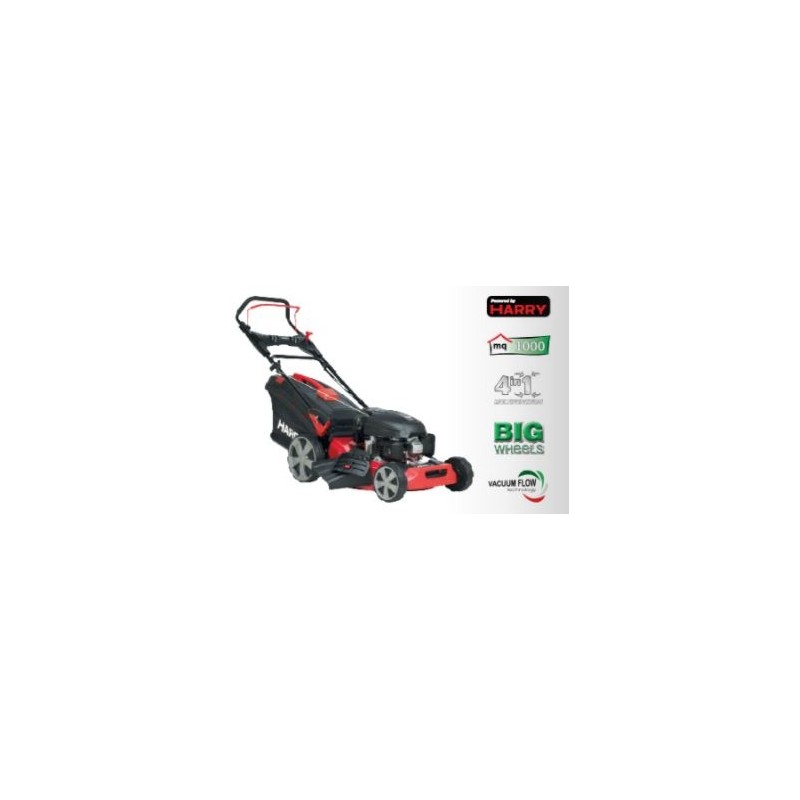 HARRY HR5000PXQ steel push mower with HY145 OHV 145 cc engine cutting width 48 cm