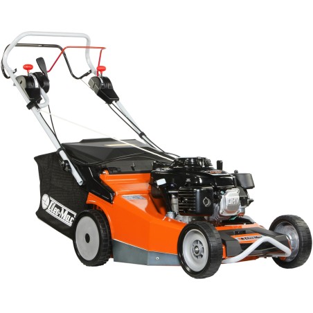 OLEOMAC LUX 55 HXF lawn mower with Honda 163cc engine cutting 53cm collection 80L self-propelled | Newgardenmac.com