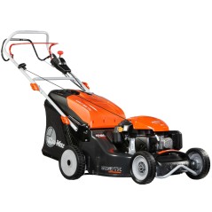 OLEOMAC MAX 53 TK ALUMINIUM PRO cortacésped 196cc corte 51 cm autopropulsado recogida 80L | Newgardenmac.com