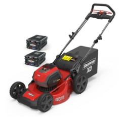 SNAPPER push mower 46cm cut with 2 x 2Ah batteries and rapid charger | Newgardenmac.com