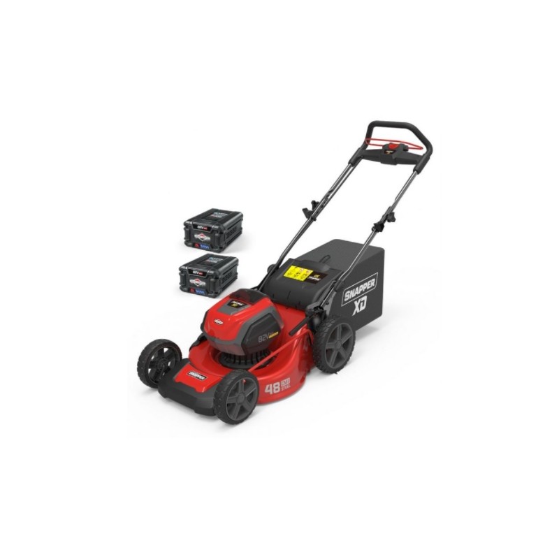 SNAPPER push mower 46cm cut with 2 x 2Ah batteries and rapid charger