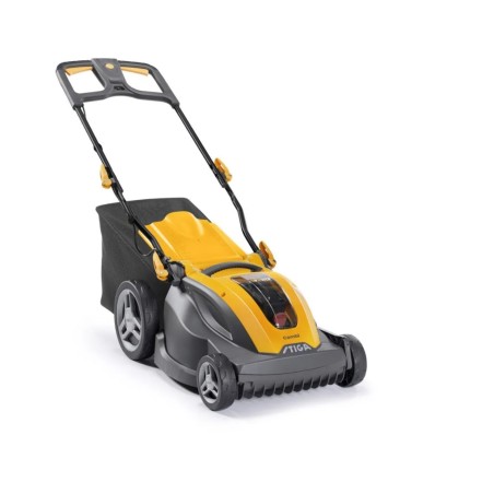 STIGA COMBI 344e lawnmower KIT with 5 Ah battery and charger | Newgardenmac.com