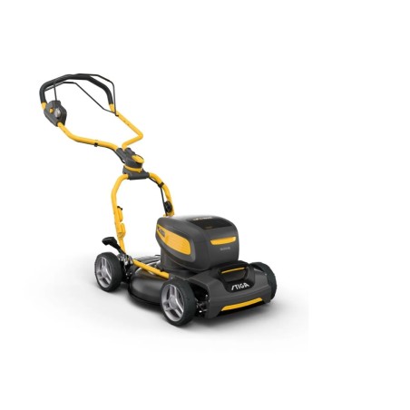 STIGA Multiclip 747e V Lawnmower Kit with 2 batteries and charger 45cm cut | Newgardenmac.com