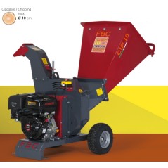 FBC CIP.10.13A bio-shredder FBC CIP.10.13A LONCIN G390F engine 389 cc 1 blade | Newgardenmac.com