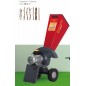 FBC BIO.M5.30 bio-shredder chipper with 3 HP single-phase electric motor