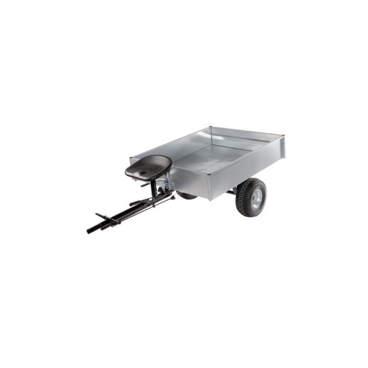 Remolque basculante para minicargadora con cuerpo basculante motocultor | Newgardenmac.com