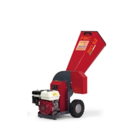 Chipper shredder FBC BIO.S2.55H with Honda GX 160 cc engine 2 blades 6 hammers | Newgardenmac.com