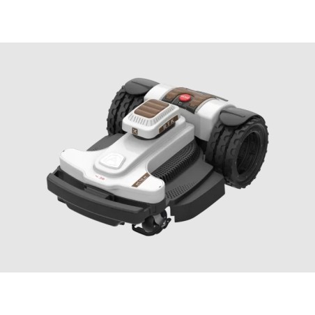 AMBROGIO 4.36 ELITE RTK robot lawnmower with antenna and ULTRA PREMIUM power unit | Newgardenmac.com