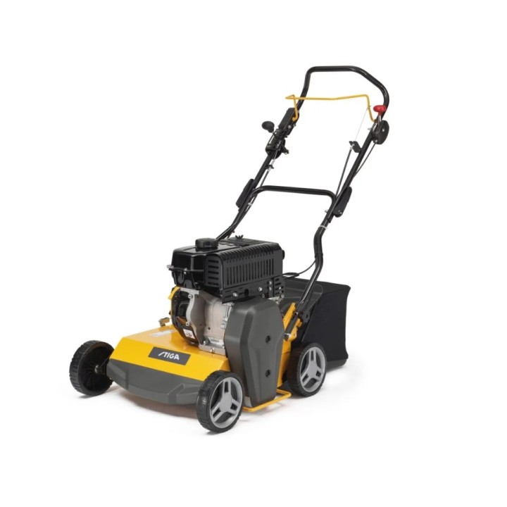 STIGA SVP 40 G 182 cc scarificateur à essence largeur de travail 40 cm sac 50 Lt | Newgardenmac.com