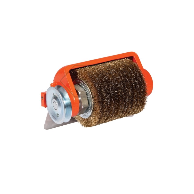 Ecorceur à brosse métallique TYPE 117 SP avec fente de 12 mm pour tronçonneuses