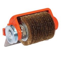 Ecorceuse à brosse métallique TYPE 117 SP avec fente de 8 mm pour tronçonneuses