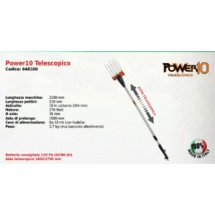 Scuotiolive a batteria POWER10 telescopico SERIE MAORI a moto contrapposto | Newgardenmac.com