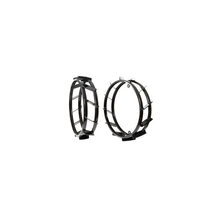 Paire d'anneaux d'épandage 100 mm pour tracteur marcheur NIBBI MAK 17 - MAK 17 S | Newgardenmac.com