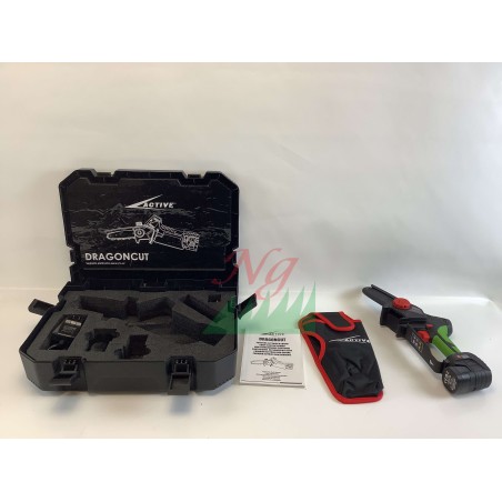 ACTIVE DRAGONCUT jigsaw with 2 batteries 2.5 Ah and charger bar 10 cm | Newgardenmac.com