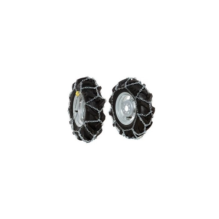 Par de cadenas de nieve para ruedas motocultoras de 5,00-10" NIBBI KAM 4 - KAM 7S | Newgardenmac.com