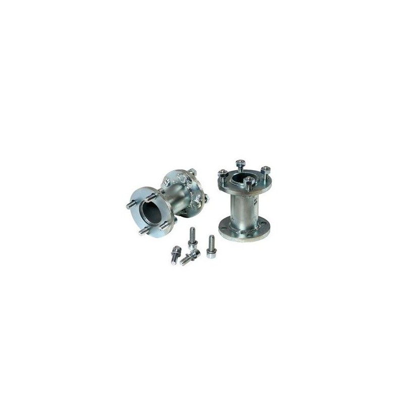 Pair of wheel spacers L 100 mm for NIBBI FC 20 - FC 145 mower