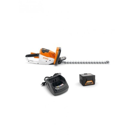 STIHL HSA 56 hedge trimmer set with AK 10 battery and AL 101 charger | Newgardenmac.com