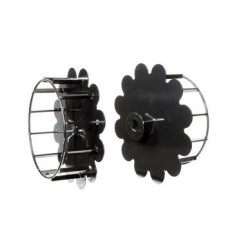 Pair of wheel crampons 4.00-10 "DR for NIBBI FC 20 - FC 145 mower