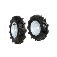 Pair of 5.0x10" fixed disc mower wheels NIBBI FC 30 M - FC 30 H - FC 30 HM | Newgardenmac.com