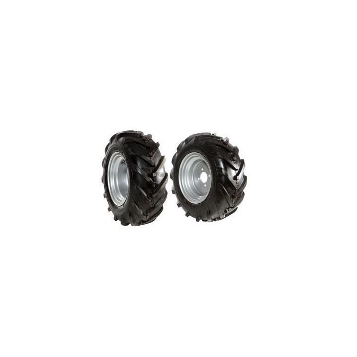 Paire de roues 16/6.50-8" à disque fixe pour motoculteur NIBBI BRIK 3 | Newgardenmac.com