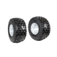 Pair of 18/950-8" fixed disc tyred wheels for mower NIBBI FC 20 - FC 145 | Newgardenmac.com