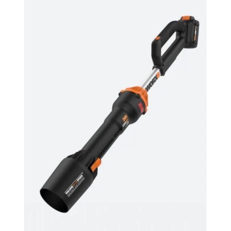 WORX WG543E cordless blower with 20 V 4.0 Ah battery and rapid charger | Newgardenmac.com