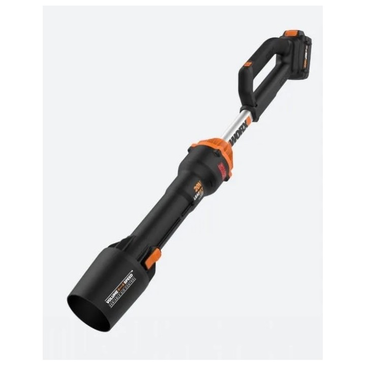 WORX WG543E souffleur sans fil avec batterie 20 V 4,0 Ah et chargeur rapide | Newgardenmac.com