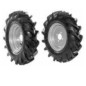 Pair of 4.00-8" tyred wheels with fixed disc NIBBI BRIK 5 S motor cultivator