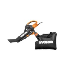 Soffiatore aspiratore trituratore elettrico WORX WG505E 3000W sacco raccolta 45L | Newgardenmac.com