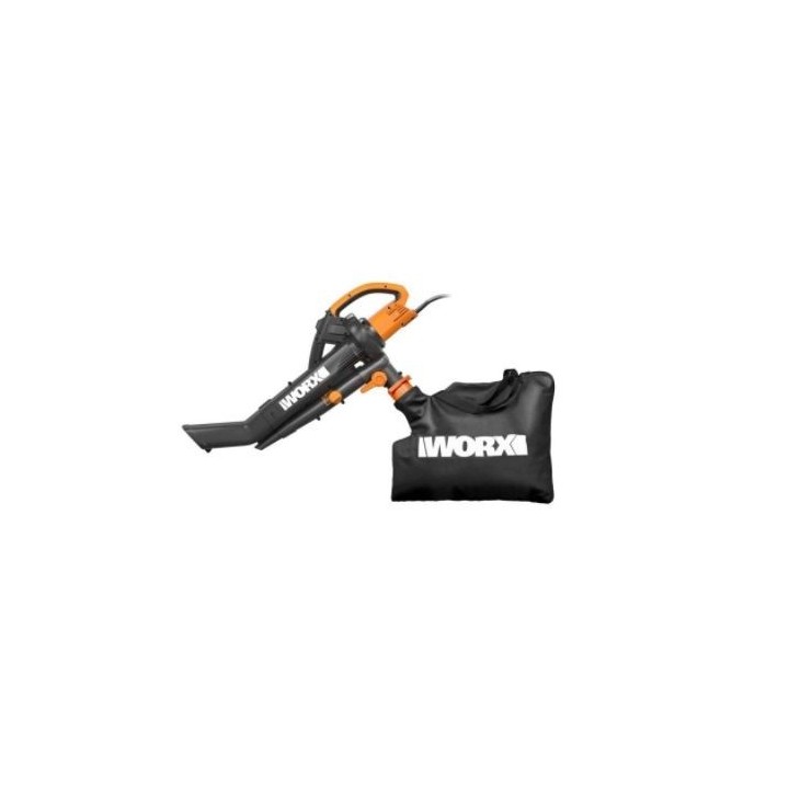 WORX WG505E 3000W soplador aspirador triturador eléctrico 45L bolsa de recogida | Newgardenmac.com