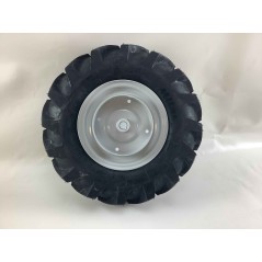 Pair of 4.00-8 tyred wheels with fixed disc for walking tractor NIBBI BRIK 1 BRIK 3 | Newgardenmac.com