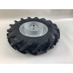 Pair of 4.00-8 tyred wheels with fixed disc for walking tractor NIBBI BRIK 1 BRIK 3 | Newgardenmac.com