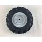 Paire de roues à pneus 4.00-8" avec disque fixe pour tracteur à pied NIBBI BRIK 1 BRIK 3