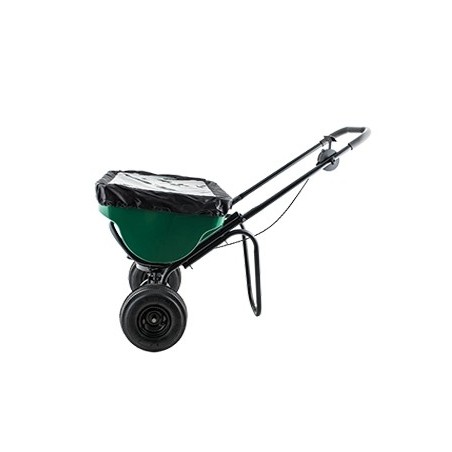 Towing fertiliser spreader 45 kg distributes fertiliser seed salt and sand 320633 | Newgardenmac.com