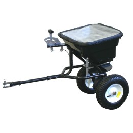 Spandiconcime seminatrice a traino per trattorino tagliaerba capienza vasca 36 kg | Newgardenmac.com