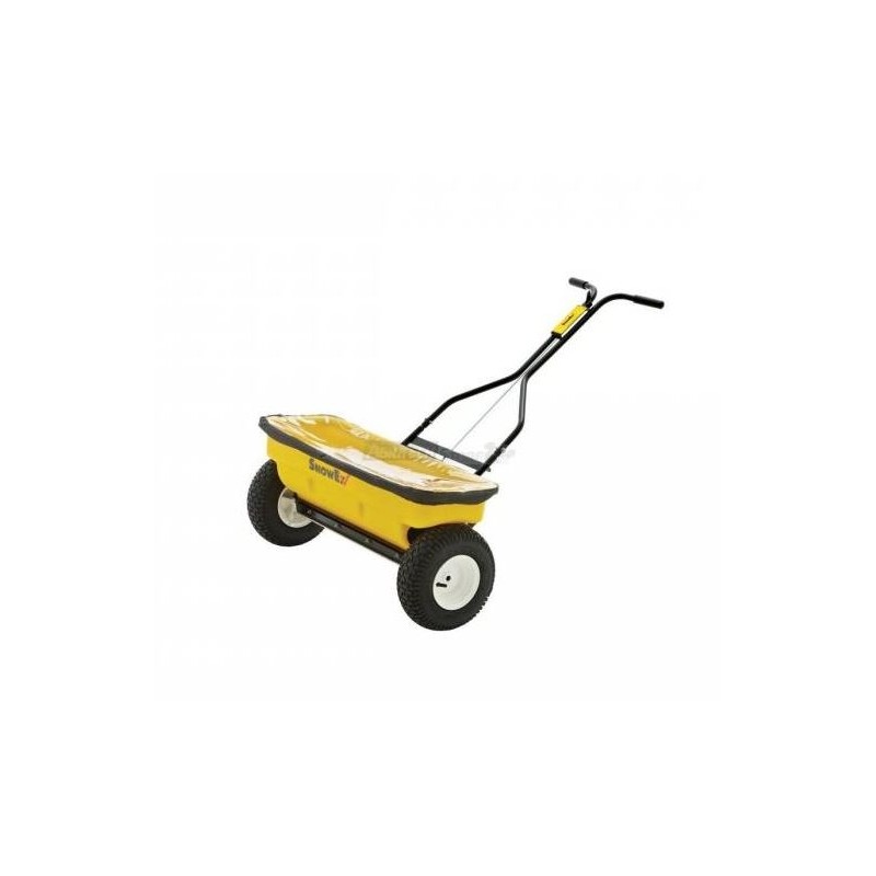 SNOWEX SD95 drop push salt spreader with 72kg hopper