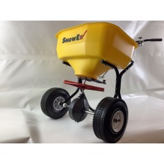 SNOWEX SP-65 esparcidor de sal centrífugo de empuje tolva de 45kg hasta 6mt | Newgardenmac.com