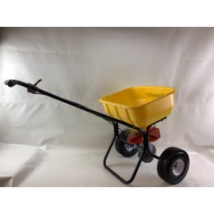 SNOWEX SP-65 centrifugal push salt spreader 45kg hopper up to 6m | Newgardenmac.com