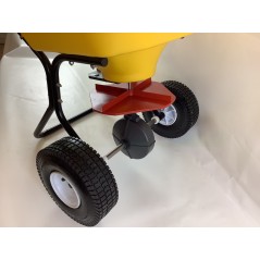 SNOWEX SP-65 centrifugal push salt spreader 45kg hopper up to 6m | Newgardenmac.com