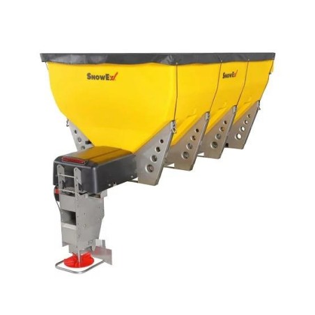 SNOW-EX HELIXX 1.5YD 12V electric salt spreader 1100 lt hopper 2.5-12 mt | Newgardenmac.com