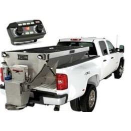 Electric salt spreader WESTER STRIKER 7 1.5CY hopper 1140 lt up to 12 mt | Newgardenmac.com