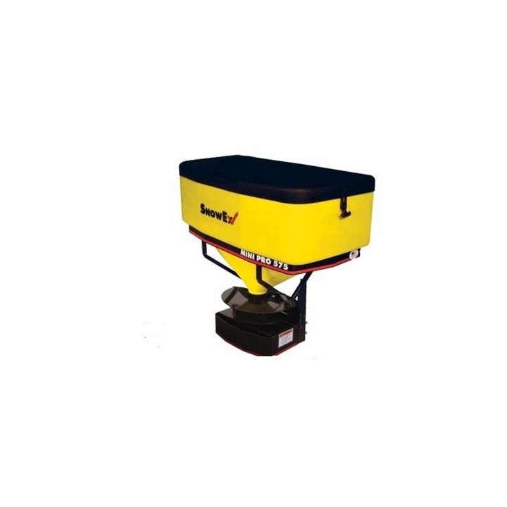 Professional salt spreader 12V SNOW-EX SP575X1 hopper 163Lt distribution 9mt | Newgardenmac.com