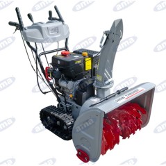 Souffleuse à neige sur chenilles AMA NPS1370C Moteur Loncin LC185FDS 375 cc fraise 70 cm | Newgardenmac.com