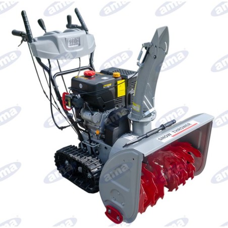 Souffleuse à neige sur chenilles AMA NPS1370C Moteur Loncin LC185FDS 375 cc fraise 70 cm | Newgardenmac.com