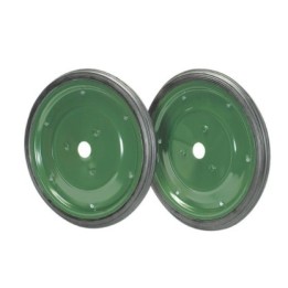 Pair of 420 mm diameter side wheels for rotary cultivator NIBBI 102 - 102S | Newgardenmac.com