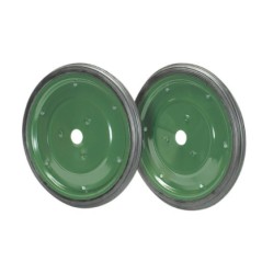 Pair of 420 mm diameter side wheels for rotary cultivator NIBBI 102 - 102S